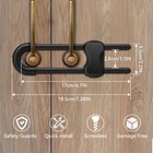 6 Pack Child Proof Cabinet  Drawer Locks Adjustable U Shaped Baby Safety Latch 