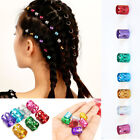 130pcs Dreadlocks Beads Rings Clip In Dreads Cuffs Adjustable Braid Dreads Tubes