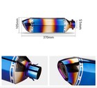 For Gy6 Zuma Tank 200cc 150cc 125cc Motorcycle Full Exhaust Muffler Db Killer