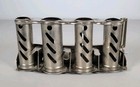 Vintage Metal Belt Rapid Coin Changer 4 Barrels Penny Dime Nickel Quarter Japan 