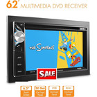 Xo Vision 6 2  Double 2 Din Cd Dvd Mp3 Usb Bluetooth Touchscreen Car Audio Fm Am