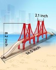 Wooden Train Set Accessories  Double Suspension Bridge Set  Compatible With Brio