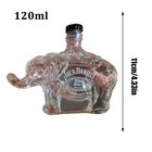 Whiskey Decanter Glass Crystal Liquor Animal Whisky Bottle Vintage Gift 120ml