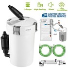 Aquarium Fish Tank External Canister Filter With Pump Pre-filter Hw-603b 105gph