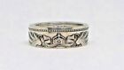 Silver 1 Mark German Handmade Coin Ring In Sizes 4-10