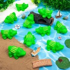 18 Pcs Rubber Alligator Bath Toy Mini Plastic Crocodile Float