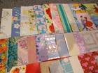 Lot Of Vintage And Modern Wrapping Paper For Junk Journals -no Christmas 30 Pcs