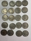Vintage  United States Coin Lot Of 100 Buffalo Nickels 1913-1938 Dateless Random