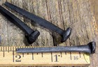 2  Rosehead 3 Nails Antique Square Wrought Iron Vintage Rustic Decorative Look