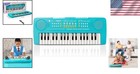 Kid Keyboard Piano 37 Keys Blue Educational Musical Instrument Toy For Kids
