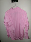Polo Ralph Lauren Stripe Button Down Dress Shirt Pink Size M Long Sleeve