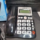 Corded Landline Speaker Phone With Large Lcd Display Caller Id Home Office Desk