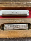 Lot Of 2 Vintage Hohner Harmonicas Germany With Case Pre War Old Standby   Echo