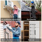 12 5ft Telescoping Ladder Aluminum Extension Folding Portable Multi Purpose 330l