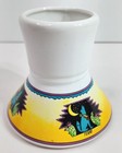 Vintage Texas aztec  howling Dog wolf  Themed - Wide Bottom Coffee Ceramic Mug
