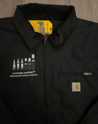 Lockheed Martin Icbm Black Carhartt Duck Detroit Jacket  all Sizes Available    