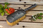 Rare Gorgeous Ornate Antique Silver Brush Scroll Floral And Leaf Design 9     