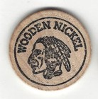 Heritage Valley  The Living Post  Token chip coin  Indian Head Wooden Nickel