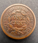 1853 Large Cent Braided Hair   Nice Coin   