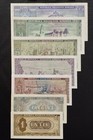 Romania  1966 100lei-unc 50lei-unc 25lei-unc 10lei-unc 5lei-unc 3lei-vf 1lei-unc