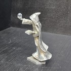 Spoontiques Pewter Wizard Sorceror Figurine Crystal Ball 1980s 5 