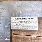 1952 Pine Rapids Camp French River  Ontario  Canada Vintage Print Ad