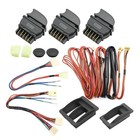 Mdeoosky 12v Universal Power Windows Switch Kit  Plastic Wiring Black  Red 
