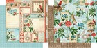Graphic 45 Time To Flourish   12x12 Paper Pad  Stickers And Chipboad Ships Free 