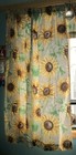 Set 2 New Yellow Sunflower Window Panels 63  Long X 52  Wide Rod Pocket