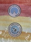 Fiesta Ware Tablecloth Cover Outdoor Patio Umbrella Zippered Round 70  Fiesta
