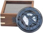 Brass Sundial Compass Nautical Maritime Vintage Surveying Compass For Gift