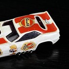 Aurora Afx Plymouth Cuda Funny Car - White Red Ho Slot Car  Frame Only