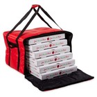 Stain   Water Resistant Insulated Food Delivery Bag  Catering Bag red _