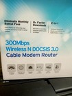 Tp-link Tc-w7960 300mpbs Wireless N Docsis 3 o Cable Modem Router New