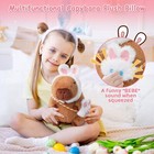 Cute Capybara Plush Baby Gifts  9 Inch Easter Bunny Capybara Stuffed Animals Wea