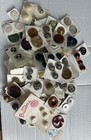 Mixed Lot Of Vintage Buttons  Metal  Acrylic  Mother Of Pearl  Mostly New 