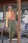 Women s Two-piece Sweatsuit Set Long Pant With Top  Athletic Tracksuit Size S