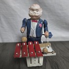 Vintage Occupied Japan Celluloid Tin Windup Xylophone Player  see Description 
