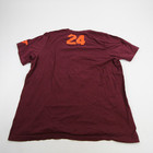 Virginia Tech Hokies Nike Short Sleeve Shirt Men s Maroon Used