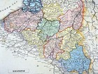 1839 Bell Map - Belgium Brussels Luxemburg Flanders Antwerp Ghent Liege Limburg