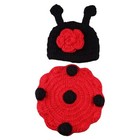 Crochet Ladybug Newborn Photo Prop - Adorable Baby Costume For Photography Shoot