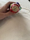 Vintage Glass Snowman Christmas Ornament With Guitar