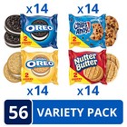 Variety Cookie Snack Pack  Oreo  Chips Ahoy   Nutter Butter  56 Packs