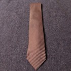 Tom Ford Men s Neck Tie 100  Silk Brown White Micro Dot Made In Italy Copper