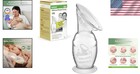 Silicone Manual Breast Pump 100ml 4oz - Quiet   Portable Breastfeeding Aid