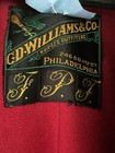 Wwii Era Navy Blue Red Wool Nurses Cape Cd Williams   Co St Luke   s Hosp Nice 40s