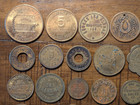 California Kansas Iowa Indiana Missouri Trade Token Lot Set Good Luck Bakery   