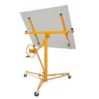 11  Drywall Panel Hoist Dry Wall Rolling Caster Lifter Construction Tool 150lbs
