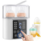 Baby Bottle Warmer  12-in-1 Babies Fast Bottle Milk Warmer  Double Food Heater D
