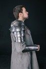 Medieval Pauldrons And Gorget Shoulder Clothing Larp Shoulder Cosplay Armor